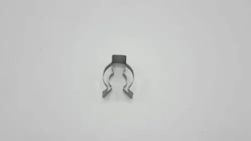 Befestigungsclip aus Metall, möglicherweise für Anwendungen im Heizungsbereich, passend zu Produkten von Remeha.